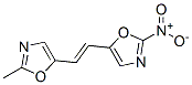 Oxazole, 2-methyl-5-[2-(2-nitro-5-oxazolyl)ethenyl]- (9CI) Struktur