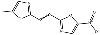 Oxazole, 5-methyl-2-[2-(5-nitro-2-oxazolyl)ethenyl]- (9CI) Structure
