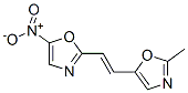Oxazole, 2-methyl-5-[2-(5-nitro-2-oxazolyl)ethenyl]- (9CI) Structure