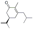 2-Cyclohexen-1-one,2-methyl-5-(1-methylethenyl)-3-(2-methylpropyl)-,(5R)-(9CI) 结构式