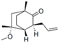 Bicyclo[2.2.2]octanone, 5-methoxy-1,5-dimethyl-3-(2-propenyl)-, (1R,3S,4R,5R)- (9CI) Structure