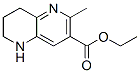 1,5-Naphthyridine-3-carboxylicacid,5,6,7,8-tetrahydro-2-methyl-,ethylester(9CI),791856-71-8,结构式