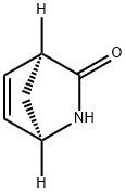 ((1R,4S)-2-Azabicyclo[2.2.1]hept-5-en-3-one Struktur