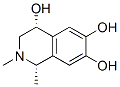 4,6,7-Isoquinolinetriol, 1,2,3,4-tetrahydro-1,2-dimethyl-, (1S-cis)- (9CI) Struktur