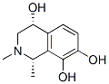 4,7,8-Isoquinolinetriol, 1,2,3,4-tetrahydro-1,2-dimethyl-, (1S-cis)- (9CI) Struktur