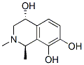 4,7,8-Isoquinolinetriol, 1,2,3,4-tetrahydro-1,2-dimethyl-, (1R-trans)- (9CI) Structure