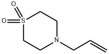4-ALLYL-1LAMBDA6,4-THIAZINANE-1,1-DIONE 化学構造式