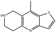 Thieno[3,2-b][1,6]naphthyridine, 5,6,7,8-tetrahydro-9-methyl- (9CI) Structure
