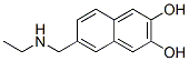 2,3-Naphthalenediol, 6-[(ethylamino)methyl]- (9CI) Structure