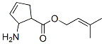 3-Cyclopentene-1-carboxylicacid,2-amino-,3-methyl-2-butenylester(9CI) 结构式