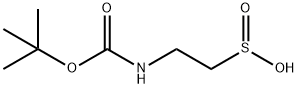 Ethanesulfinic acid, 2-[[(1,1-dimethylethoxy)carbonyl]amino]- (9CI) Structure