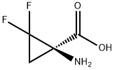 Cyclopropanecarboxylic acid, 1-amino-2,2-difluoro-, (1R)- (9CI) Structure