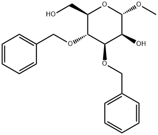 METHYL 3,4-DI-O-BENZYL-A-D-MANNOPYRANOSIDE 化学構造式