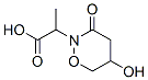 2H-1,2-Oxazine-2-acetic  acid,  tetrahydro-5-hydroxy--alpha--methyl-3-oxo-,792180-85-9,结构式
