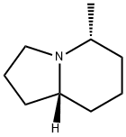 Indolizine, octahydro-5-methyl-, (5R,8aR)- (9CI) Structure
