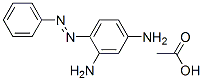 4-(phenylazo)benzene-1,3-diamine acetate Structure