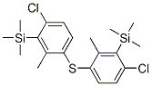 Chloro(trimethylsilyl)methylphenyl sulfide Structure