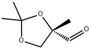 1,3-Dioxolane-4-carboxaldehyde, 2,2,4-trimethyl-, (4S)- (9CI) 化学構造式