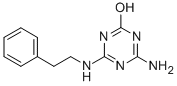 4-AMINO-6-PHENETHYLAMINO-[1,3,5]TRIAZIN-2-OL,79246-47-2,结构式