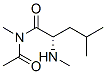 acetyl-N-dimethylleucinamide 化学構造式