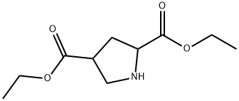 DIETHYL 2,4-PYRROLIDINEDICARBOXYLATE Structure