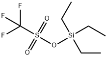 トリフルオロメタンスルホン酸トリエチルシリル 化学構造式