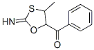 Methanone, (2-imino-4-methyl-1,3-oxathiolan-5-yl)phenyl- (9CI) Structure