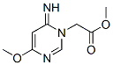 1(6H)-Pyrimidineaceticacid,6-imino-4-methoxy-,methylester(9CI) Structure