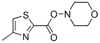 Morpholine, 4-[[(4-methyl-2-thiazolyl)carbonyl]oxy]- (9CI) Structure