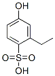 Benzenesulfonic acid, 2-ethyl-4-hydroxy- (9CI) 化学構造式