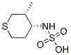 Sulfamic acid, (tetrahydro-3-methyl-2H-thiopyran-4-yl)-, cis- (9CI) Structure