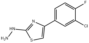 4-(3-CHLORO-4-FLUOROPHENYL)-2(3H)-THIAZOLONE HYDRAZONE,792880-39-8,结构式