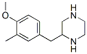 Piperazine, 2-[(4-methoxy-3-methylphenyl)methyl]- (9CI) 化学構造式