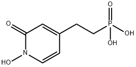 Phosphonic acid, [2-(1,2-dihydro-1-hydroxy-2-oxo-4-pyridinyl)ethyl]- (9CI) Structure