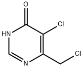 5-CHLORO-6-(CHLOROMETHYL)PYRIMIDIN-4(3H)-ONE,792909-14-9,结构式