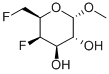 METHYL-4,6-DIDEOXY-4,6-DIFLUORO-ALPHA-D-GALACTOPYRANOSE Structure