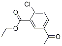 ethyl 5-acetyl-2-chlorobenzoate Structure