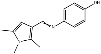 Phenol, 4-[[(1,2,5-trimethyl-1H-pyrrol-3-yl)methylene]amino]- (9CI),792945-86-9,结构式