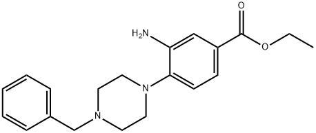 ethyl 3-amino-4-(4-benzyl-1-piperazinyl)benzoate|化合物DCLX069