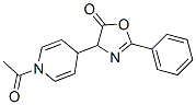 Pyridine,  1-acetyl-4-(4,5-dihydro-5-oxo-2-phenyl-4-oxazolyl)-1,4-dihydro-  (9CI) Structure