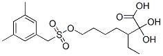 (5S,6S)-DIHYDROXY-7-(MESITYLENE-*SULFONY LOXY)HEPTAN Struktur