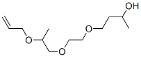 Propanol, methyl-2-methyl-2-(2-propenyloxy)ethoxyethoxy- Struktur