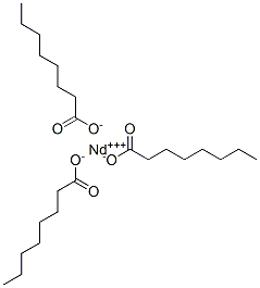 neodymium(3+) octanoate Structure