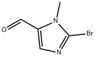 2-broMo-1-Methyl-1H-iMidazole-5-carbaldehyde Structure