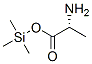 D-Alanine, trimethylsilyl ester (9CI) Struktur