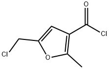 3-Furancarbonylchloride,5-(chloromethyl)-2-methyl-(9CI) Structure