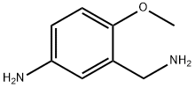 3-(氨甲基)-4-甲氧基苯胺,79352-75-3,结构式