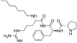 prolyl-phenylalanyl-N-heptylargininamide Structure