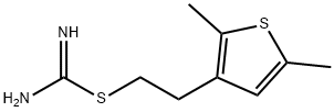 Carbamimidothioic acid, 2-(2,5-dimethyl-3-thienyl)ethyl ester (9CI),793605-00-2,结构式
