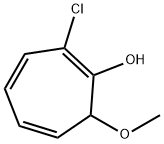 1,3,5-Cycloheptatrien-1-ol,  2-chloro-7-methoxy-,793609-58-2,结构式
